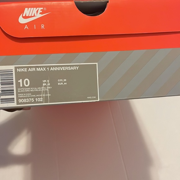 NIKE AIR MAX 1 ANNIVERSARY ROYALS - Picture 9 of 9